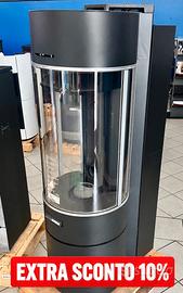 Stufa a pellet 4 stelle visione focolare 270 °