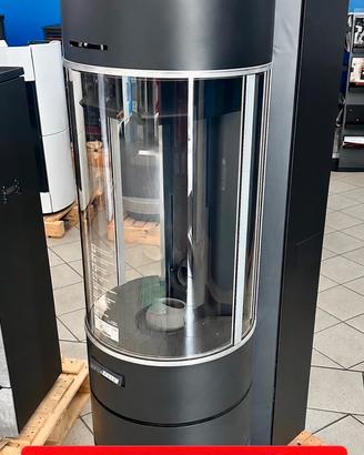 Stufa a pellet 4 stelle visione focolare 270 °