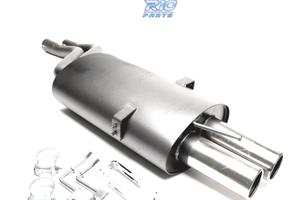 SILENZIATORE DI SCARICO BMW E46 98-07 ACCIAIO