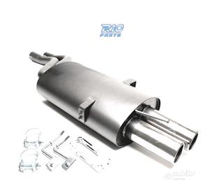 SILENZIATORE DI SCARICO BMW E46 98-07 ACCIAIO