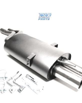 SILENZIATORE DI SCARICO BMW E46 98-07 ACCIAIO