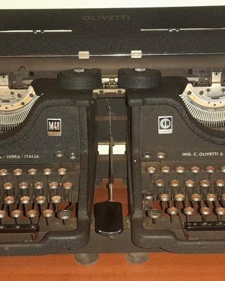 olivetti m40 doppia tastiera serie limitata 