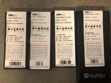 Inserti per tornitura