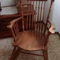 sedia a dondolo e sedia THONET