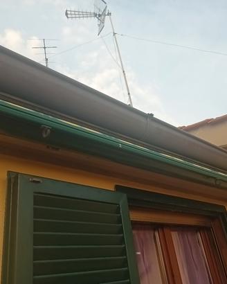 Tenda ombreggiante a molla colore giallo-verde