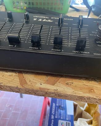 mixer audio anni 80  5 ingressi