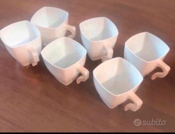 6 tazzine da caffe in plastica rigida