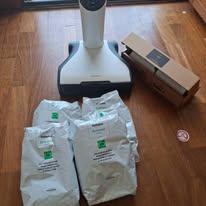 kit aspira e rinfresca tappeti folletto senza fil