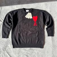 ♥️Maglione Ami Alexandre Mattiussi Nero - Taglia M