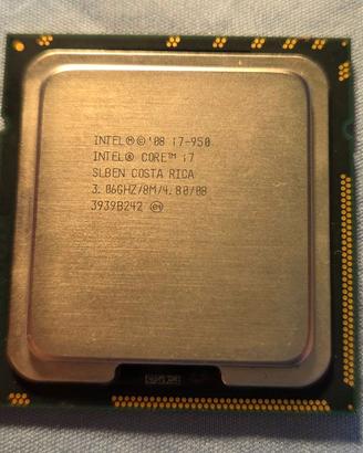 CPU Intel Core i7-950 3,06GHz 4 core 8 th LGA 1366