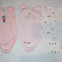 Body neonata senza maniche in cotone