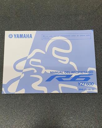 USO E MANUTENZIONE MANUALE YAMAHA PER YZF-R6 600 I