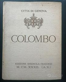 Città di Genova Cristoforo Colombo 1932 raro