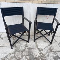 sedie pieghevoli tipo "regista"