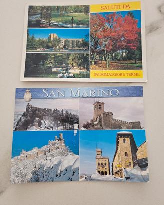 Cartoline di San Marino e Salsomaggiore Terme