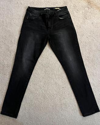 Jeans neri Yes Zee donna tg 34 americana XL/tg 50