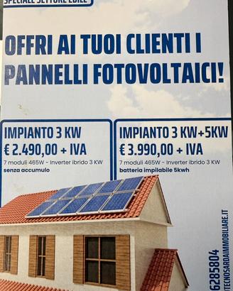 Kit fotovoltaico fino ad esaurimento svorte