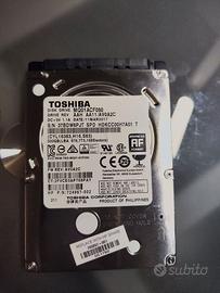HDD Hard Disk 500GB Toshiba 2,5" per notebook