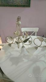Set di 4 Lampade in Stile Shabby/Country