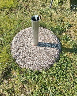 Base per ombrellone in cemento 