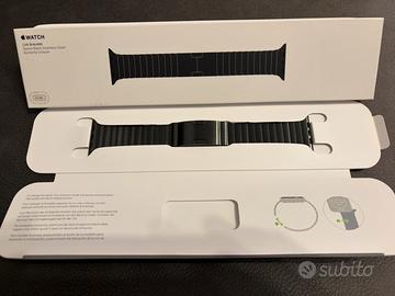 Bracciale a maglie Space Black per Apple Watch