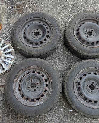 cerchi e pneumatici 14 fiat panda e punto