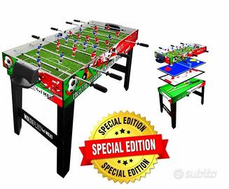 Tavolo Multigioco Sport One Italy 4 Giochi in 1