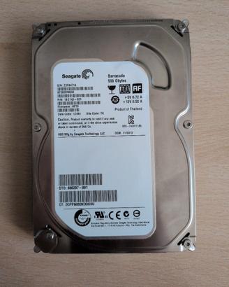HARD DISK 500 Gb 3,5 Seagate
