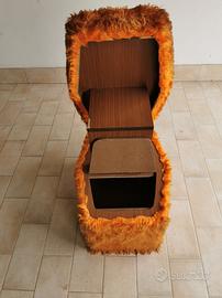 pouf multifunzionale vintage