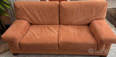 Divano e due poltrone in alcantara sfoderabili