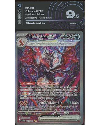 Charizard ex shiny aigrading 9.5 pokemon