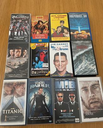 Lotto di 12 VHS