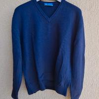 Maglione lana merino scollo V