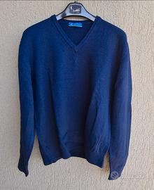 Maglione lana merino scollo V