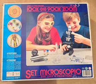 Microscopio set completo con accessori