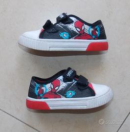Scarpe ginnastica bambino Spiderman luci numero 25
