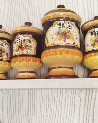 Scrittura
Set Barattoli Cucina Vintage in Ceramica
