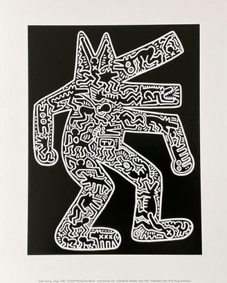 Keith Haring - Dog, 1985