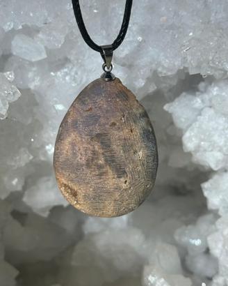 Ciondolo in agata Geoduzica