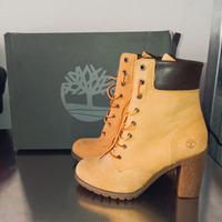 Timberland stivali stivaletti donna stringati 38