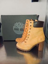 Timberland stivali stivaletti donna stringati 38