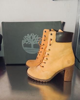 Timberland stivali stivaletti donna stringati 38
