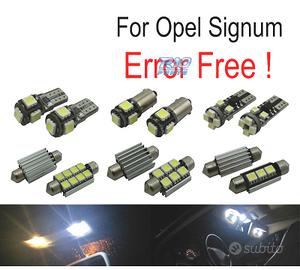 KIT 12 LAMPADE LED INTERNE PER OPEL SIGNUM 03-08