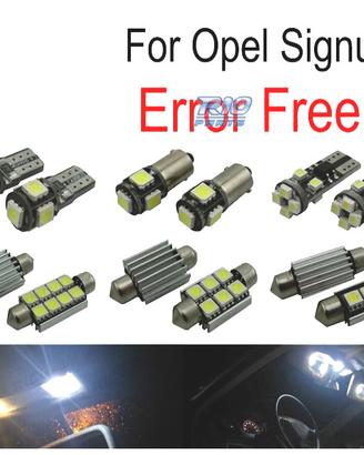 KIT 12 LAMPADE LED INTERNE PER OPEL SIGNUM 03-08
