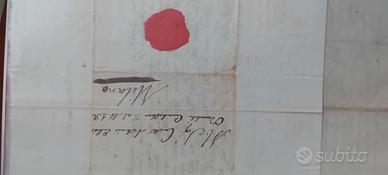 3 manoscritti su Milano rarissimi anno 1800