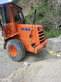 Pala gommata W110:Motore cambio e gomme