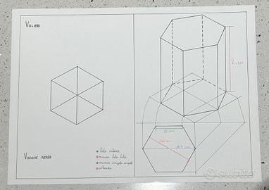 Voliera da esterno esagonale