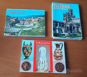 Libretti cartoline souvenir Sicilia 