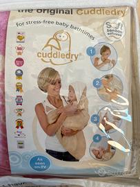 Telo bagno neonato mani libere in bamboo Cuddledry