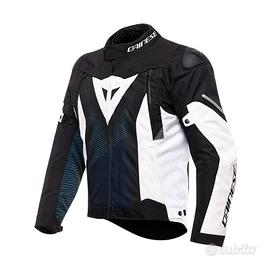 Giacca Dainese Uomo Super Sprint D-Dry Bianco/Blu